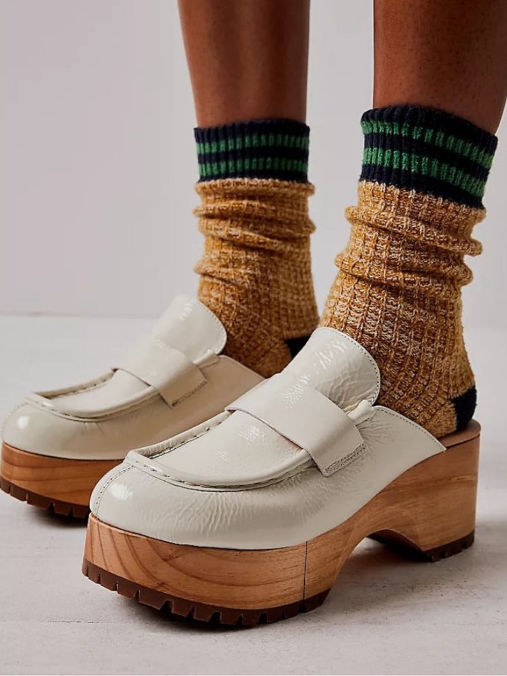 New without box, Free People Corbin loafer clogs, size 41